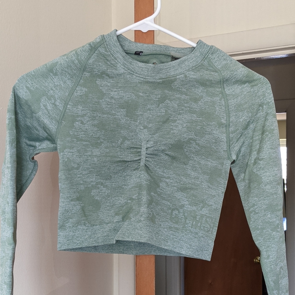 Gymshark Camo Crop Top